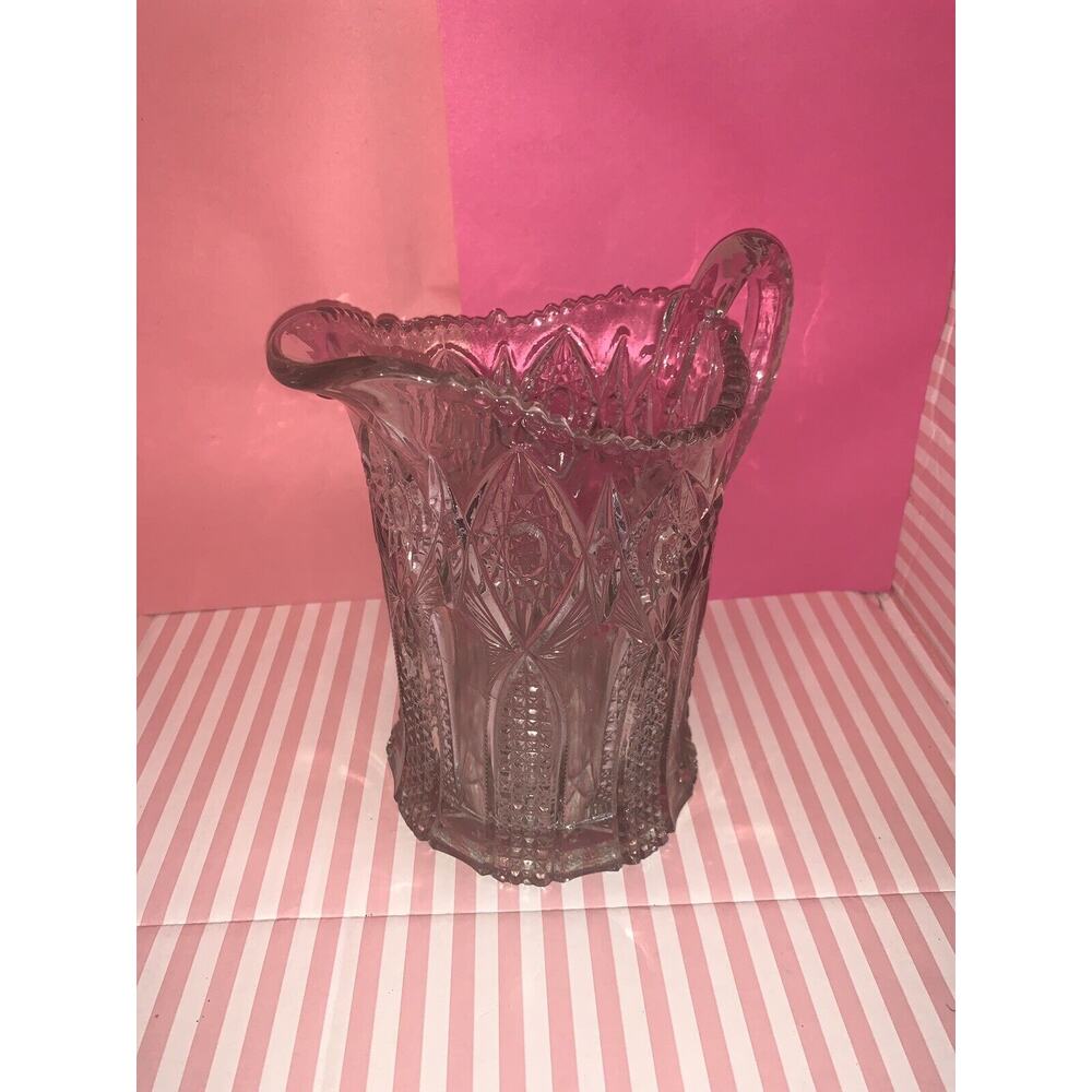 Vintage Millersburg glass pitcher